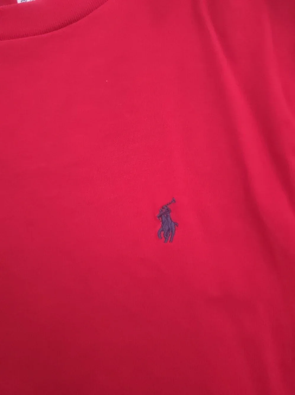 Ralph Lauren Red Polo Crew Neck T‑Shirt